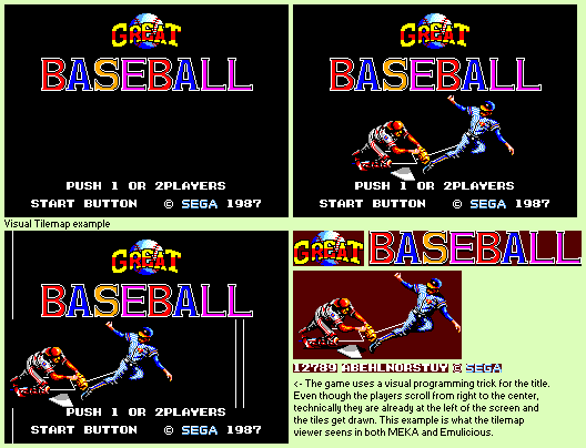 Great Baseball - Title Screen
