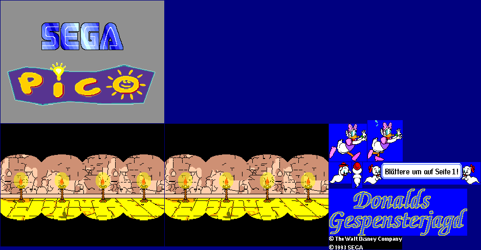 Donalds Gespensterjagd (Prototype) - Title Screen