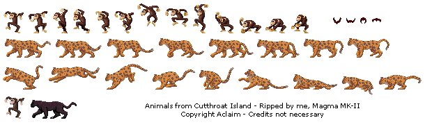 Cutthroat Island - Animals