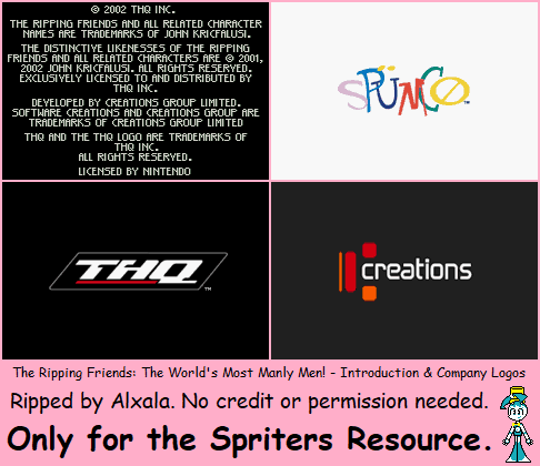 The Ripping Friends: The World's Most Manly Men! - Introduction & Company Logos