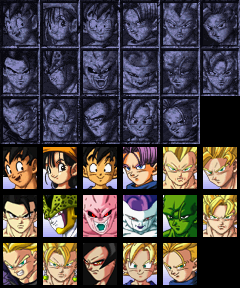 Dragon Ball GT: Final Bout - Character Select