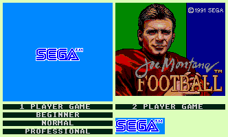 Title Screen & Sega Logo