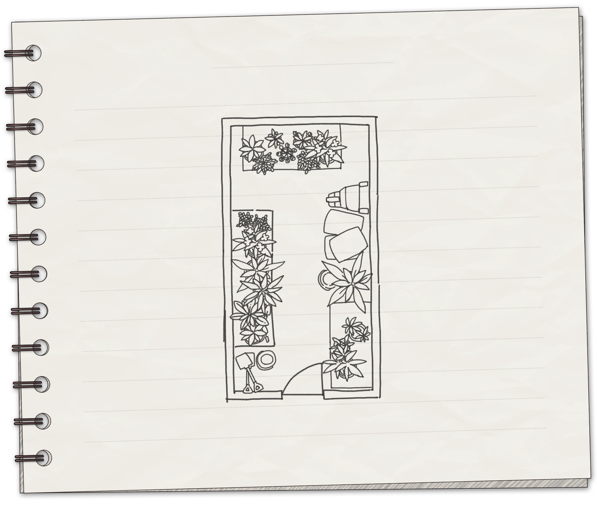 Lake Juliet Notebook - Graham Family Grounds (Greenhouse)