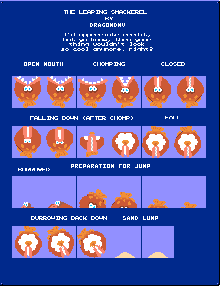 Leaping Smackerel (SMB1-NES Style)