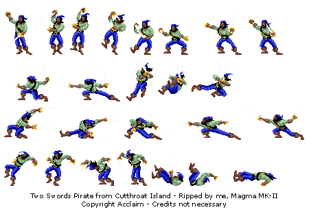 Cutthroat Island - Two-swords Pirate