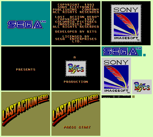 Last Action Hero (USA) - Title Screen & Company Logos