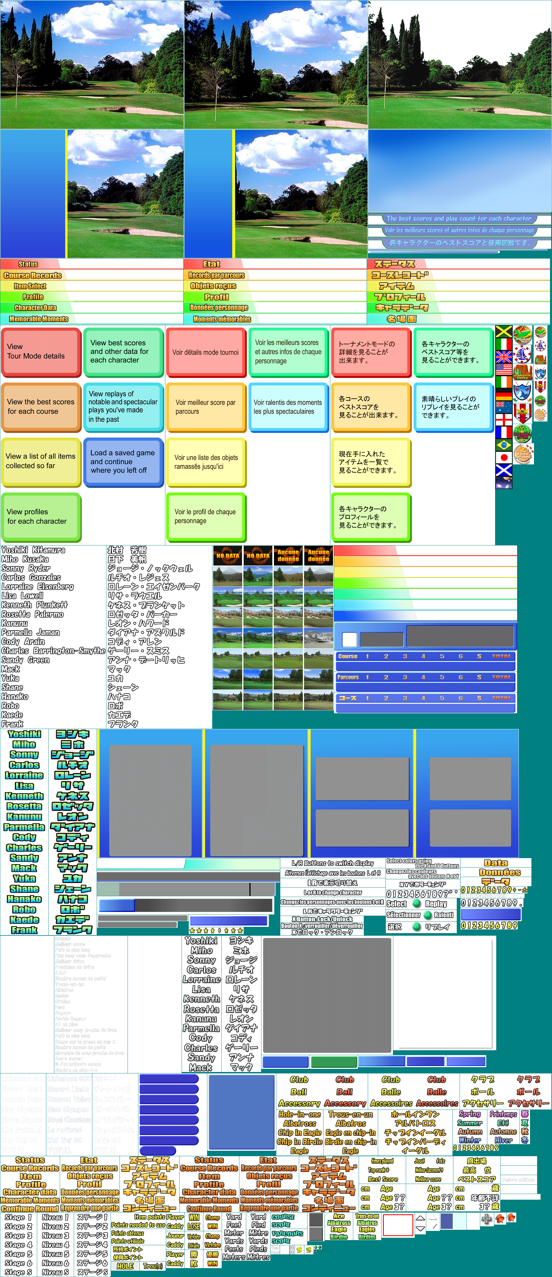 Swingerz Golf / Ace Golf - Data