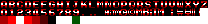 Xevious / The Micro Xevious (Bootleg) - Font