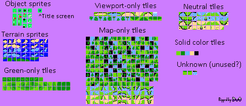 VS. Golf / VS. Ladies Golf - Objects and Tiles