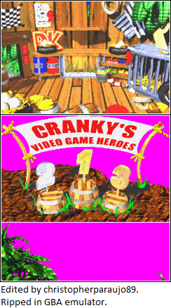 Donkey Kong Country 2 - Cranky's Facilities