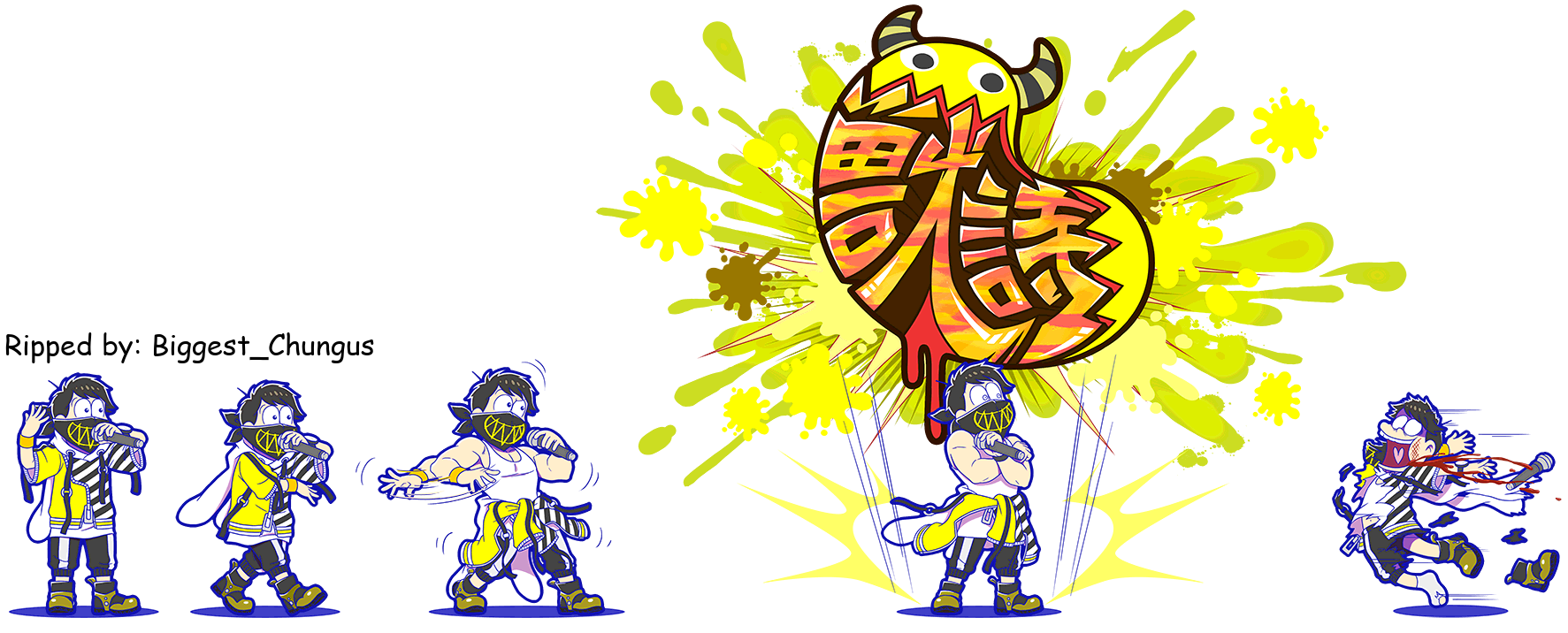Osomatsu-san Hesokuri Wars: Battle of the NEETs - Jyushimatsu (Color Gang: Rap)