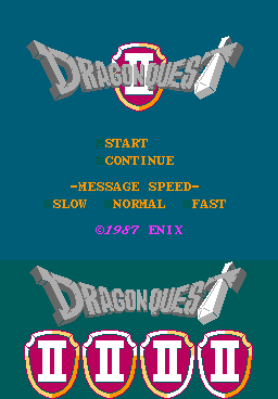 Dragon Warrior 2 - Title Screen (JPN)