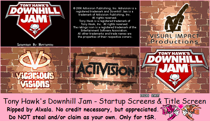 Startup Screens & Title Screen