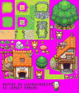 Drawn to Life (Prototype Demo) - Village Tiles
