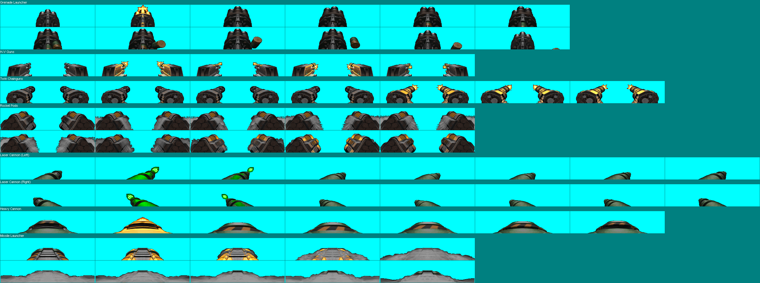 Necrodome - Weapons (VGA)