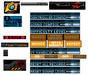 AeroGauge - Options Screen