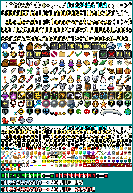 Items, Equipment & Fonts
