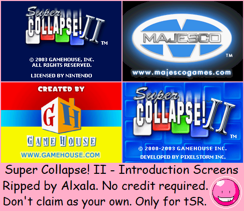 Super Collapse! II - Introduction Screens