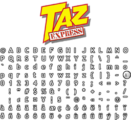 Taz Express - Logo & Font