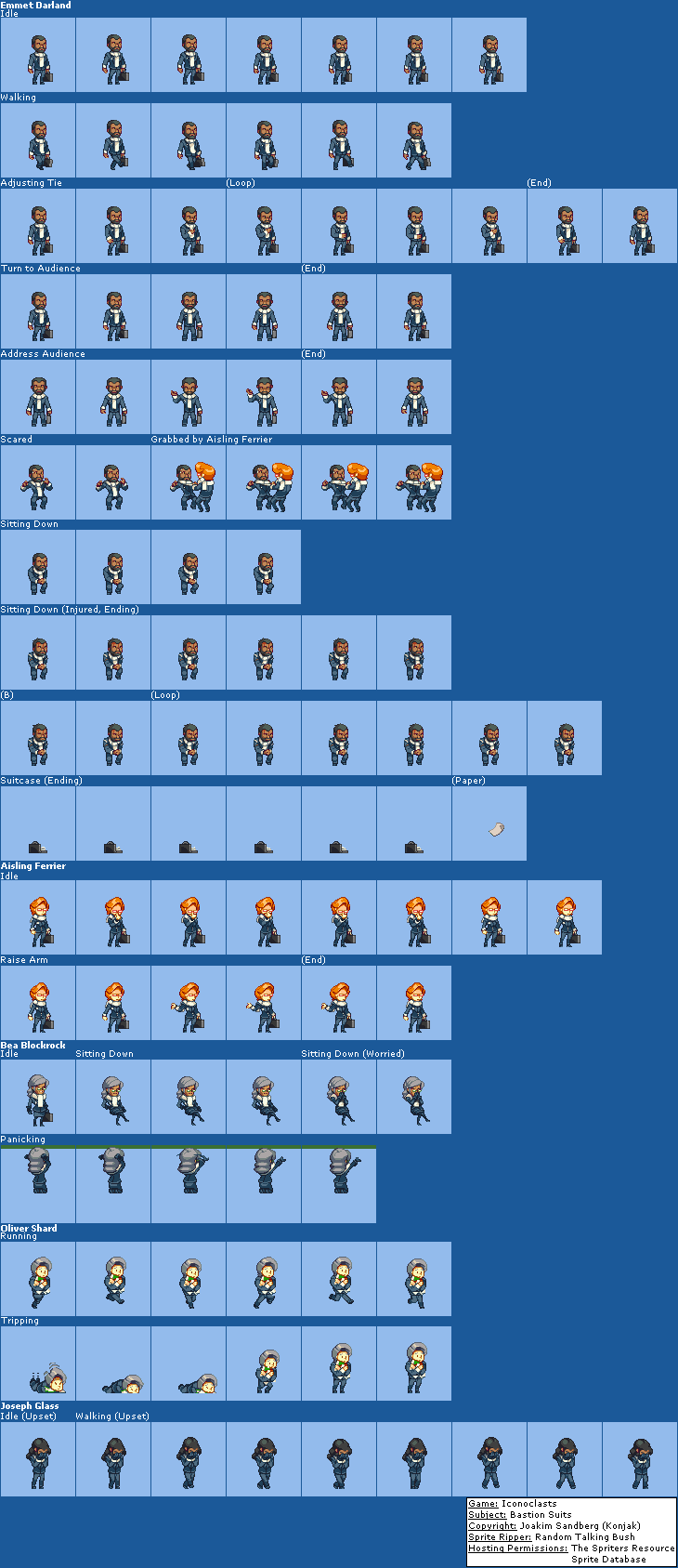 Iconoclasts - Bastion Suits