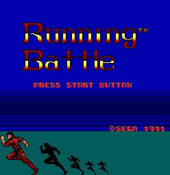 Running Battle - Title Screen