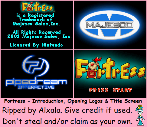 Fortress - Introduction, Opening Logos & Title Screen