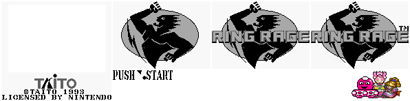 Ring Rage - Title Screen Elements