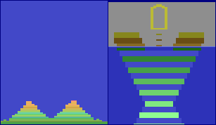 Sorcerer's Apprentice (Atari 2600) - Backgrounds