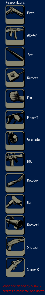 Weapon Icons