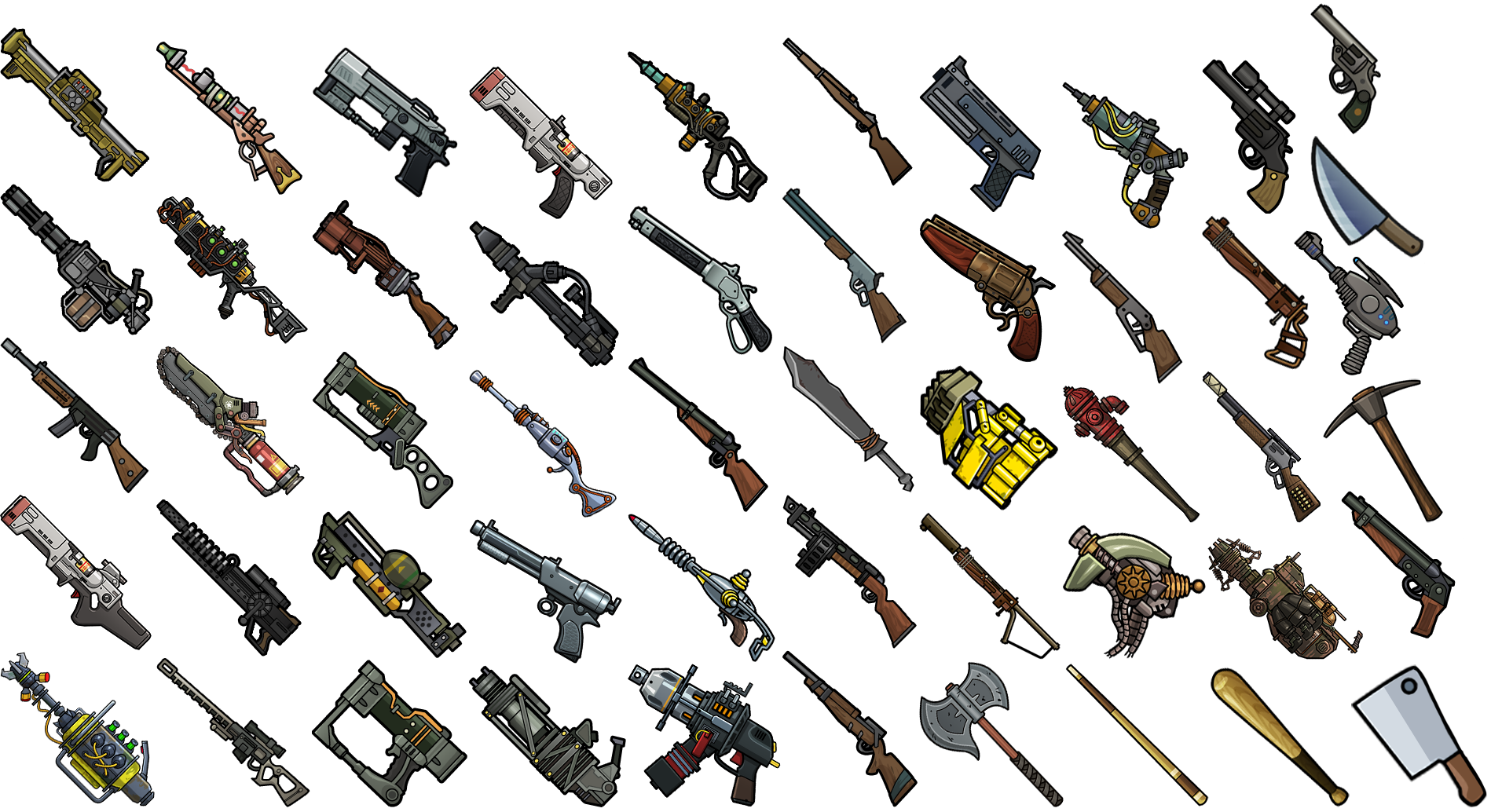 Fallout Shelter - Weapon Icons