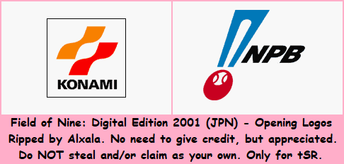 Field of Nine: Digital Edition 2001 (JPN) - Opening Logos