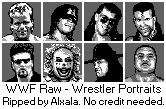WWF Raw - Wrestler Portraits