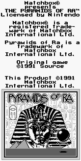 Pyramids of Ra - Introduction & Title Screen