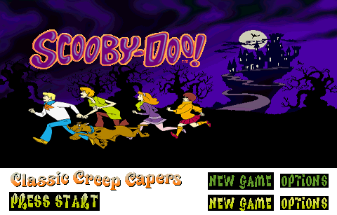 Scooby-Doo: Classic Creep Capers - Title Screen