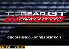 Top Gear GT Championship - Title Screen