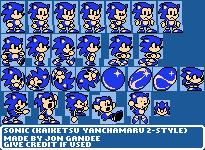 Sonic the Hedgehog Customs - Sonic (Kaiketsu Yanchamaru 2-Style)