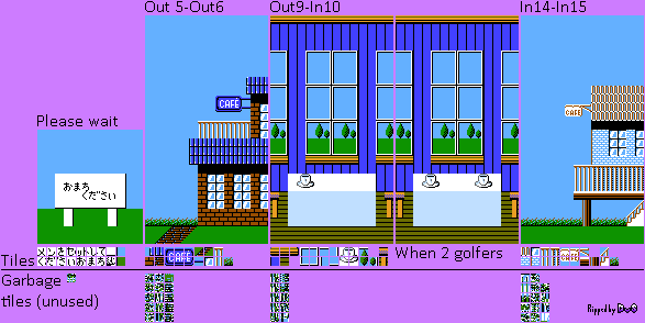 Famicom Golf: Japan Course (JPN) - Coffee Scenes