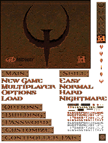 Quake - Main Menus