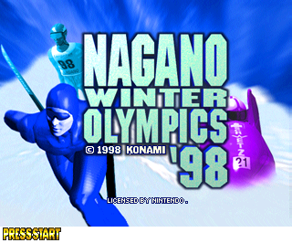 Nagano Winter Olympics '98 - Title Screen