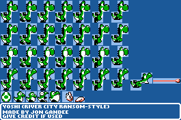 Yoshi (River City Ransom-Style)