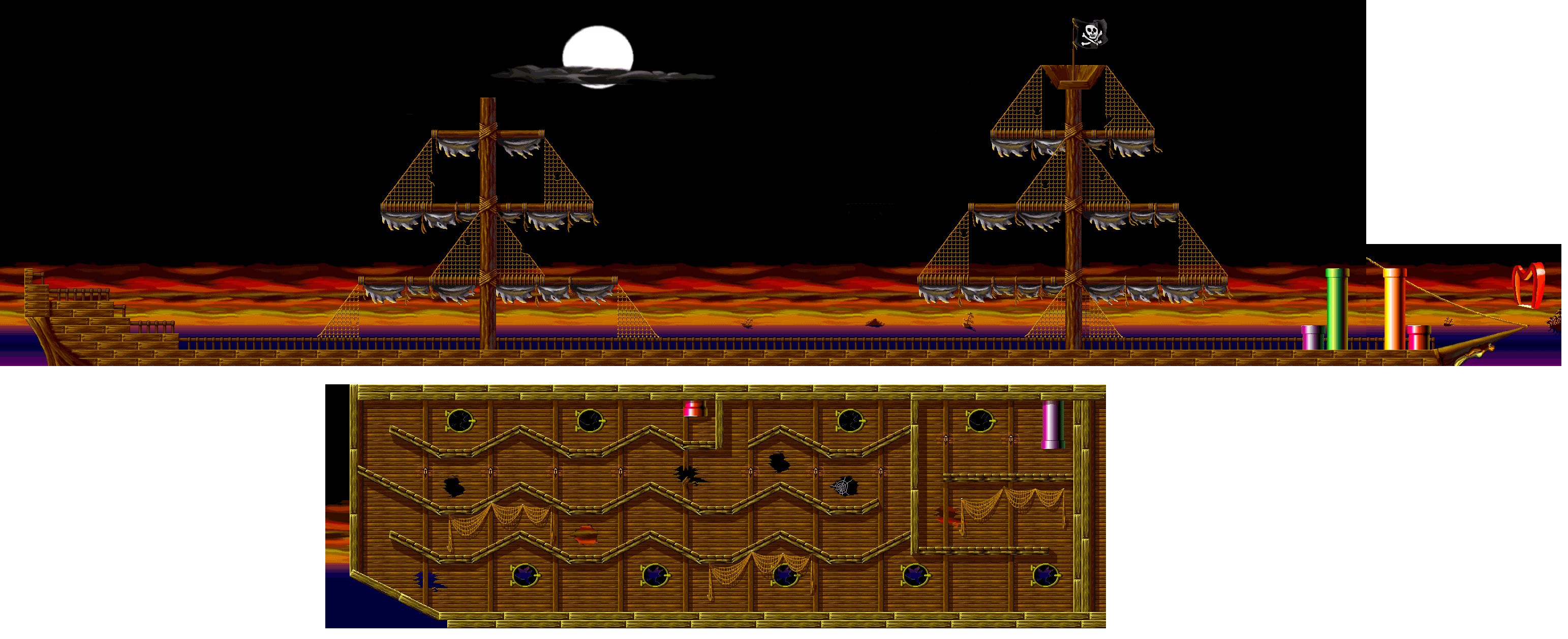 Super Mario's Wacky Worlds (Prototype) - Ship Stage