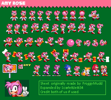 Sonic the Hedgehog Customs - Amy Rose (Sonic 3-Style)