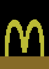 McDonald's: Golden Arches Adventure (Prototype, Atari 2600) - McDonald's Arches