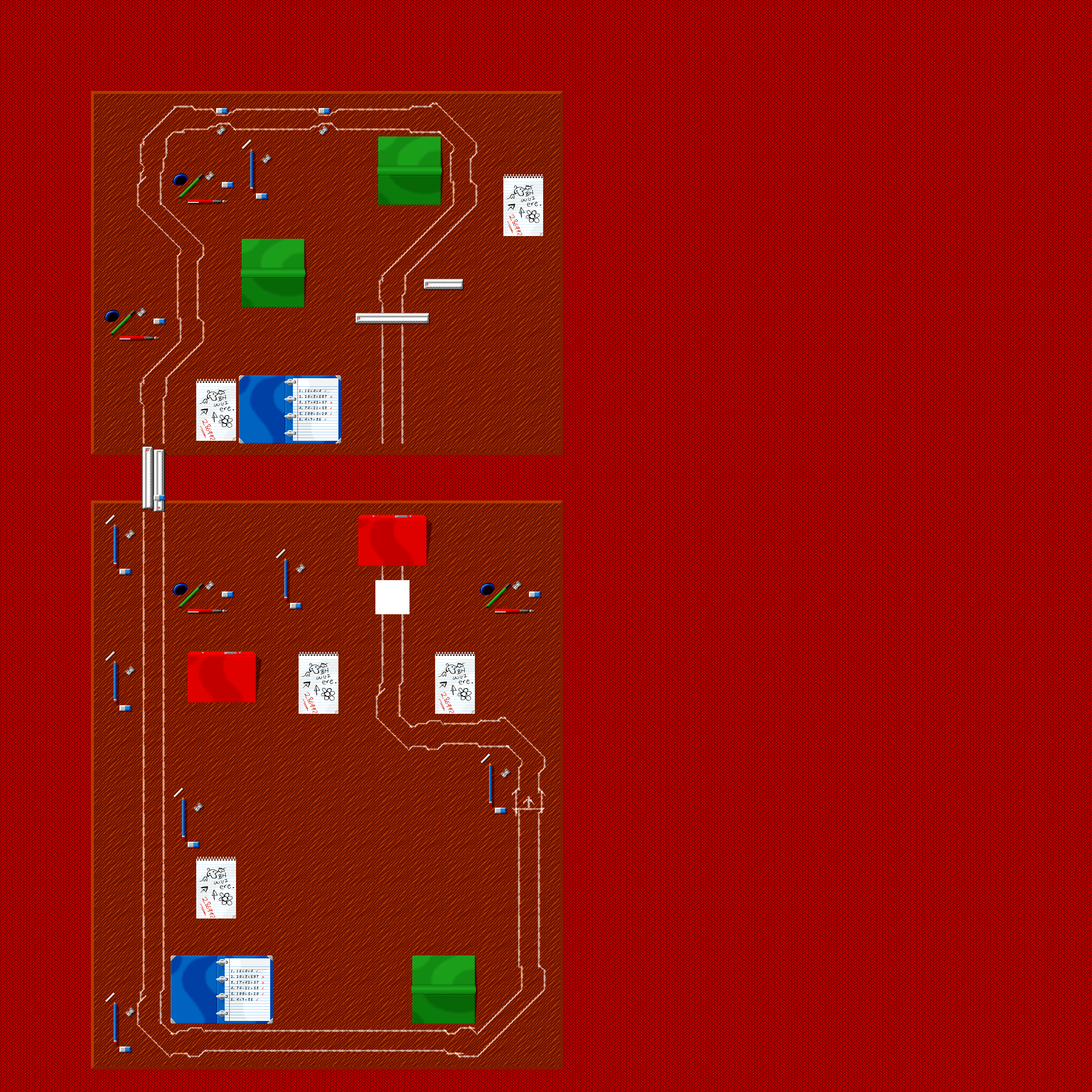 MicroMachines - School Stage 1