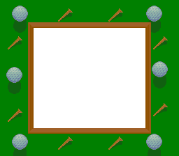 Sports Illustrated: Golf Classic - Super Game Boy Border