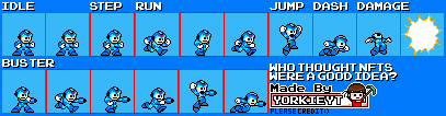 Mega Man X Customs - X (DiVE NFT Recreations)