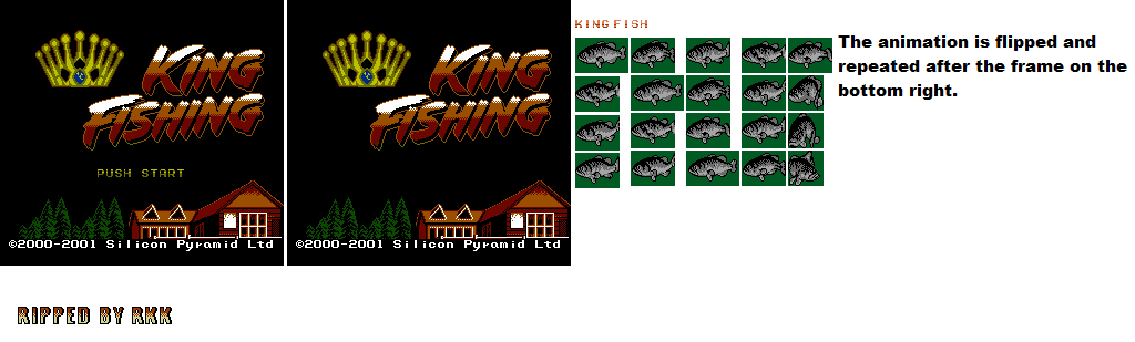 King Fishing - Title Screen