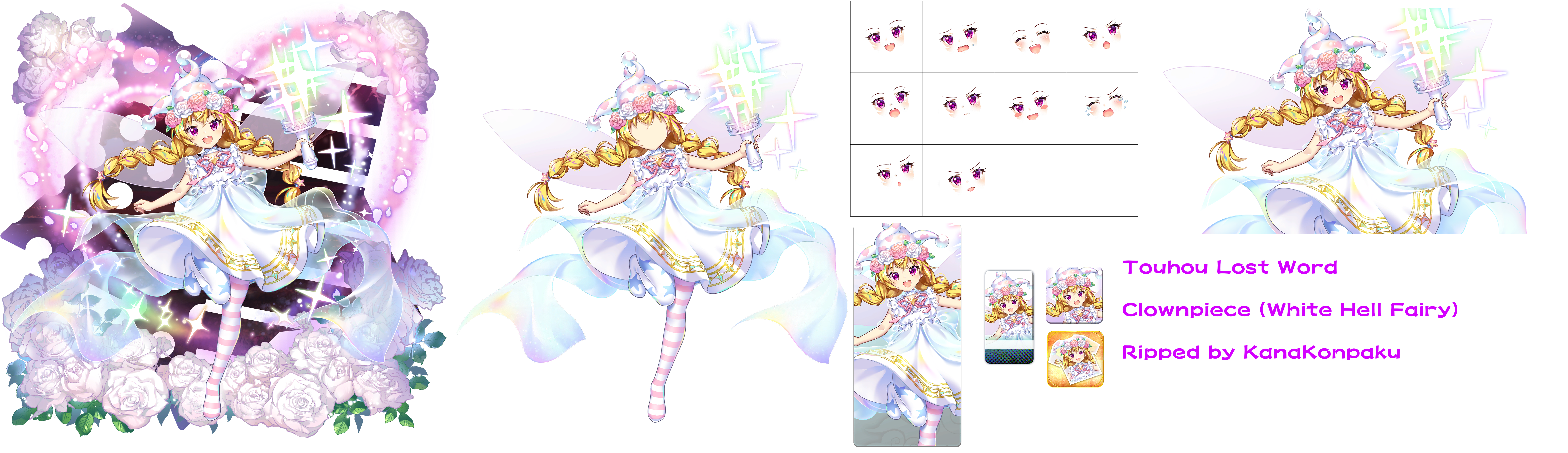 Touhou LostWord - Clownpiece (White Hell Fairy)