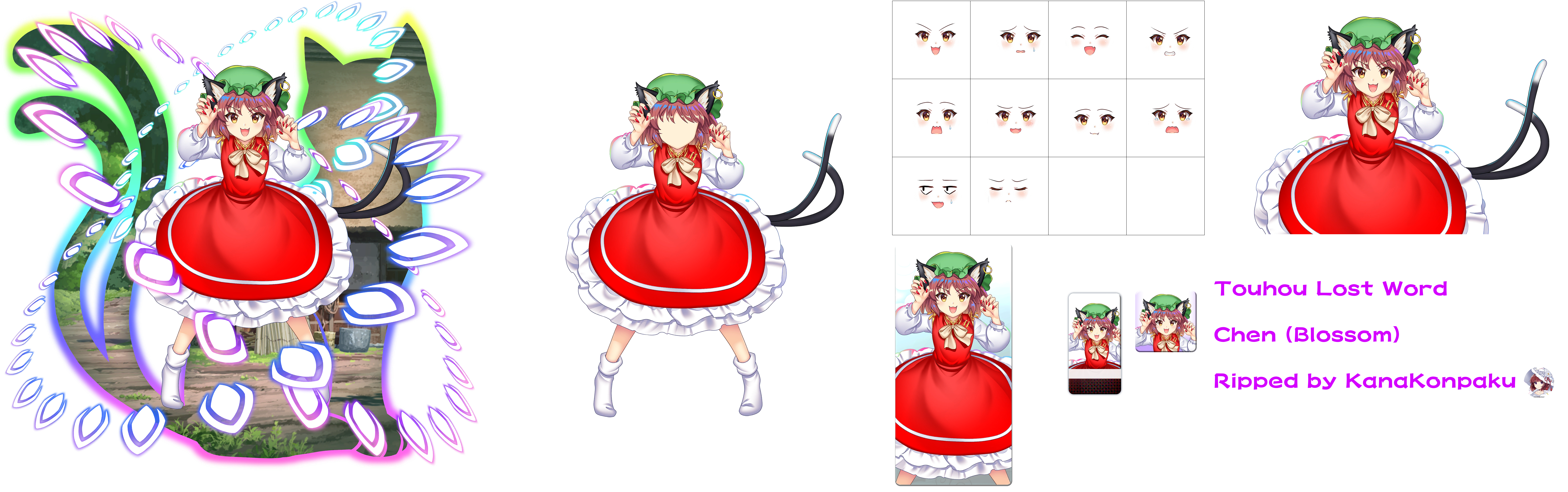 Touhou LostWord - Chen (Cherry Blossom)