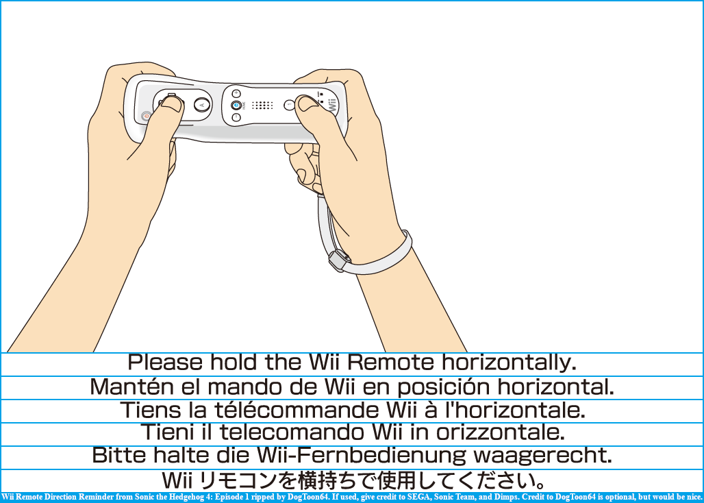 Wii Remote Direction Reminder